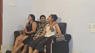 Desi hook-up deep-throat and big-black-cock porno for Bengali Cumsluts three way A men two girls plumb