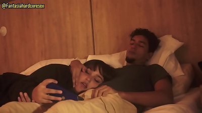 My stepsister swallows my dick after witnessing a video they nearly detected us FANTASIAHARDCORESEX