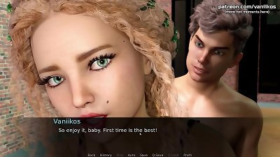 Betrayed | horny platinum-blonde lean stepsister double penetration with stepbrother's ginormous penis and a cucumber in her booty | My sexiest gameplay moments | Part #2