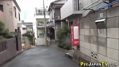 Publicly pissing asians