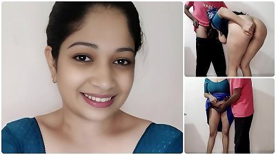 Desi maid got her twat tongued and plumbed by the possessor while standing while she was cleaning