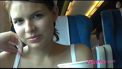 on a CROWDED TRAIN: what are these people thinking?