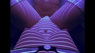 2B pov Gracefully Moving on the cock