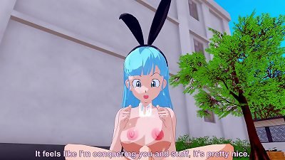 Bulma fat hooters dude pov animation 3d