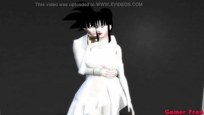 Dragon Ball porn Epi 26 The Wedding of Goku and his wife Chichi very romantic but ends in Netorare wife poked like a whore cuckold spouse Dragon Ball porno hentai