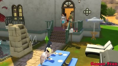 Boruto series cap one Boruto makes a party many people come then he stays with his mother hinata tells him that if he knows how to plow she tells him I teach you son-in-law to boink they end up drilling mom eh sonny