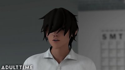 ADULT TIME hentai romp college - Step-Sibling Rivalry