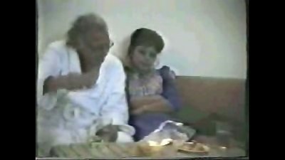 Indian babes with older guy