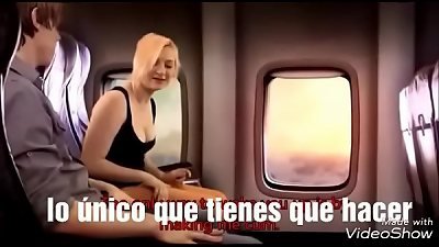 Atrapado en un cuerpo de mujer - transformation porn on airplane