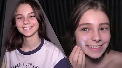 barely legal Yo hottie obeys As servant Cumdumpster