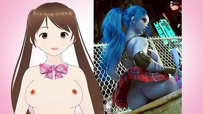 attempt Not To spunk contest to hentai Overwatch (Rule 34, obscene VTuber)