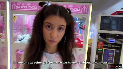 If you hit the ball in the hoop 10 times - I'll let you jism inside me! - creampie