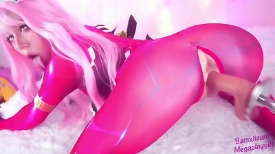 cosplay da Zero 2 se Masturbando Ahegao Porn&ocirc; Darling in the Franxx