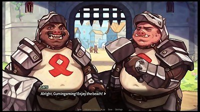 My Pig queen [ anime porn Game PornPlay ] Ep.24 that femdom beauty is so molten in swimsuit armor