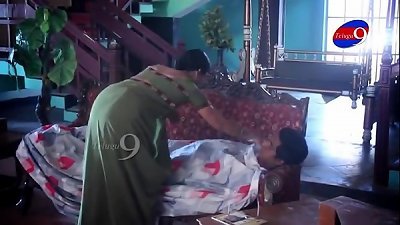 Mahi aunty enticing to young man in her building - YouTube.MP4