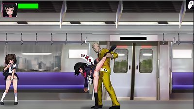 Undercover lady |Stage 2| Spy girl is caught and plowed in the ass for an overload of cum inwards | hentai Game Gameplay |P2