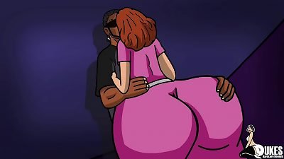 mother walks in while bbc fucks gigantic boot slut