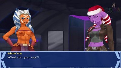 starlet Wars Orange Trainer Part 34 costume play pulverize warm hardcore alien girls