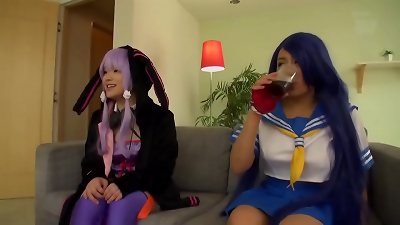 creampie sex With Cosplayers After An Event Part 2/3