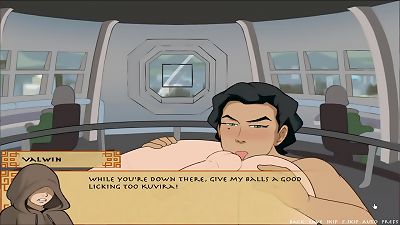 4 Elements Trainer Book four love Part 54 - Kuvira slurps My culo