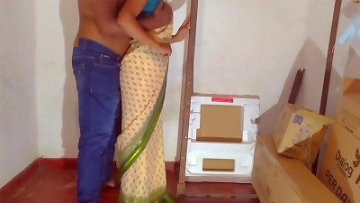 (The greatest cam fucky-fucky site :63kt.net)  plowing desi maid in store room