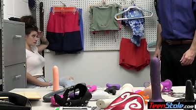 sausage addict teen thief Indica Flower offered her services to a LP officer