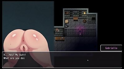 Lost Lagoon [ Harem manga porn game ] Ep.1 lovely bare pixie stuck in the prison key hole !