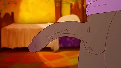 Megumin is completely bare next to things, bowing her head and asking a black boy to fuck her ! God's blessing on This spectacular World anime porn animation Parody  KonoSuba ! 2025