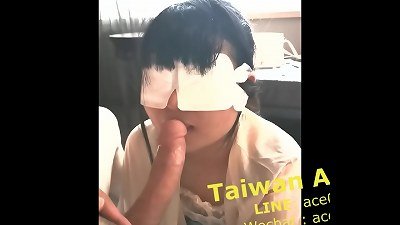 Ace001 used to play eyes covered meat stick guessing game with a meat female fucking partner Taiwan Taiwan