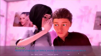 The wants of summer [Hentai game PornPlay] Ep.9 my step sis pull down my trousers to demonstrate my hefty boner to my step mom in the living room