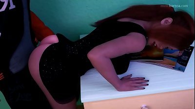 She wanted to make his spunk-pump dry in school yeard. But her school disturb there and make a "who has bigger tits" contest before his erected 8-inch dick. [Being a DIK - Sage 4]