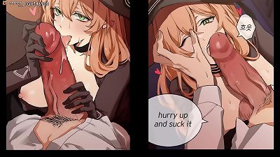 busty Witch manga porn