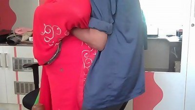 My naughty Maid requesting a prompt grip of Her boobies