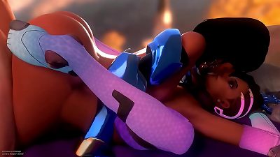 Overwatch Pharah 8 SFM & Blender 3d anime porn porn Compilation