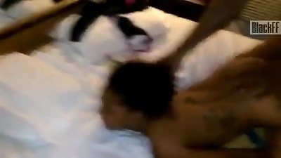 Bull cummed off deeep, but she got it superb