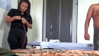 hard-on flashing to thailand rubdown girl