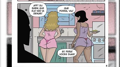 Irm&atilde;s gostosas seduzem o papai para conseguir ir ao baile na favela - HQ Porn&ocirc; Putarias na Favela - C&acirc;mera Caseira