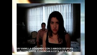 Paruana chica en Orgia con 2 amigos