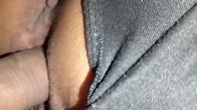 shag her in rear end style, pushing the shaft all the way in until she cums.