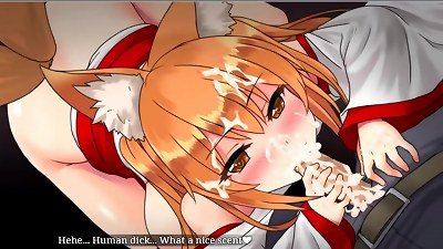 enormous Breedable Foxgirl pleads to be Dicked!!