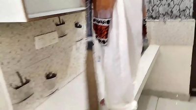 hubby plumbed Saara in the Kitchen While everybody was at home, hardcore HD, Hindi clear audio, handsome warm video with sloppy talk in hindi