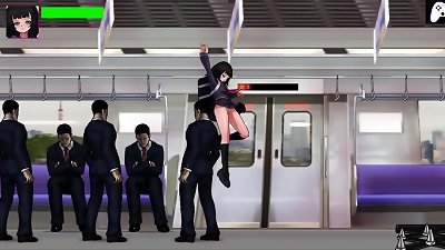 Undercover chick | Spy girl fucks hard with fancy fellows with powerful cock to get creampies | manga porn Game Gameplay