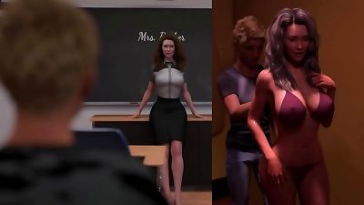 A mother and wife Epi 13 spectacular wife great good and saucy teacher meets her student in bombshell parlor
