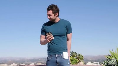 Mia Moore shows to her stepdad's her loyalty by working on his lollipop