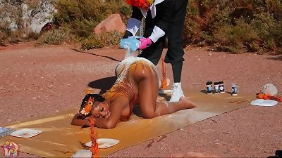 grandma forgot To Season The Turkey , So I Took It Into My Own mitts And plumbed It As Well