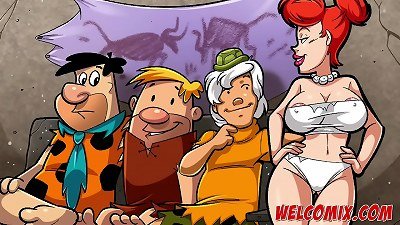 Bedrock torrid dame contest! The greatest womens in the Flintstoons! porno animation