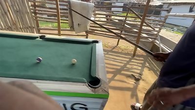 new year happiness with my boyfriend's in a snooker board