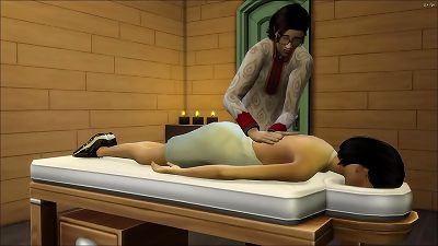 asian son touches his mom after she visits him at work || asian mother and sonnie