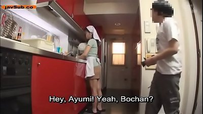 A housekeeper became a slave for the nubile