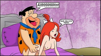 Fred Fodendo o Cuzinho da Pedrita - HQ Flintistones - C&acirc;mera Caseira